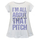Pitch White Short Sleeve Laurie Top