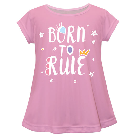 Born to Rule Pink Short Sleeve Laurie Top