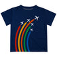 Color Plane Navy Short Sleeve Tee Shirt