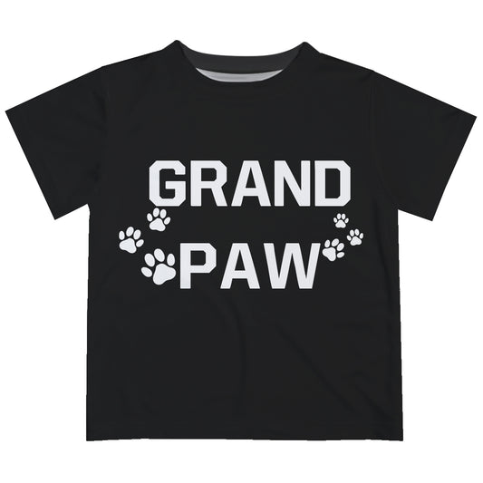 Grand Paw Black Short Sleeve Tee Shirt