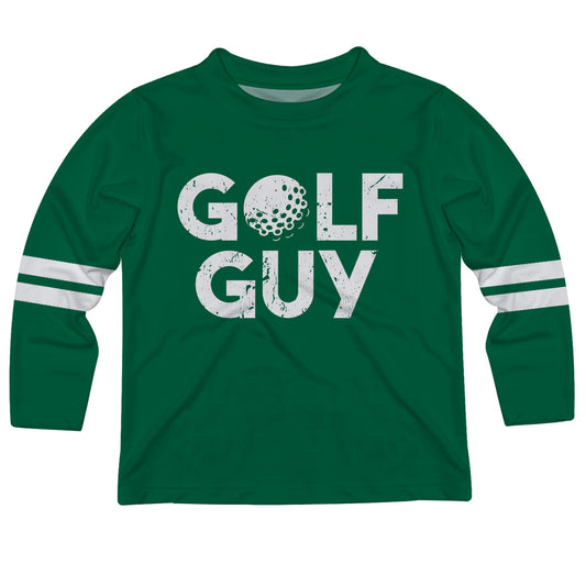 Golf Guy Green Long Sleeve Tee Shirt