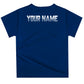 Game On Monogram Navy Short Sleeve Tee Shirt - Wimziy&Co.