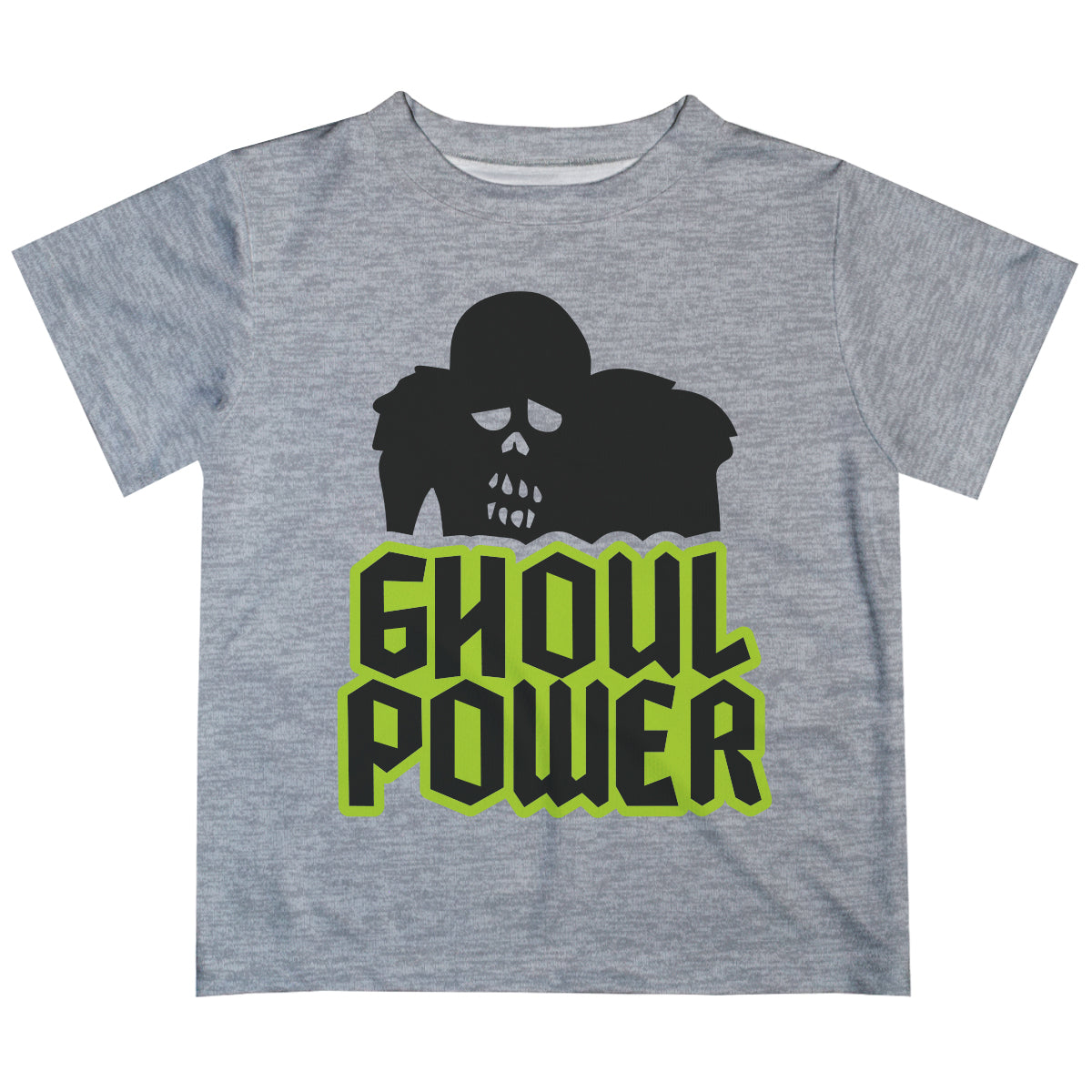 Ghoul Power Gray Short Sleeve Tee Shirt