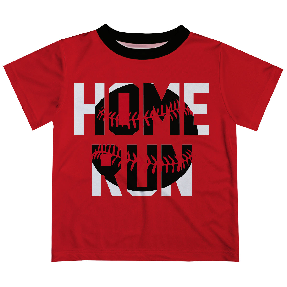 Home Run Red Short Sleeve Tee Shirt
