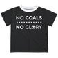 No Goals Black Short Sleeve Boys Tee Shirt