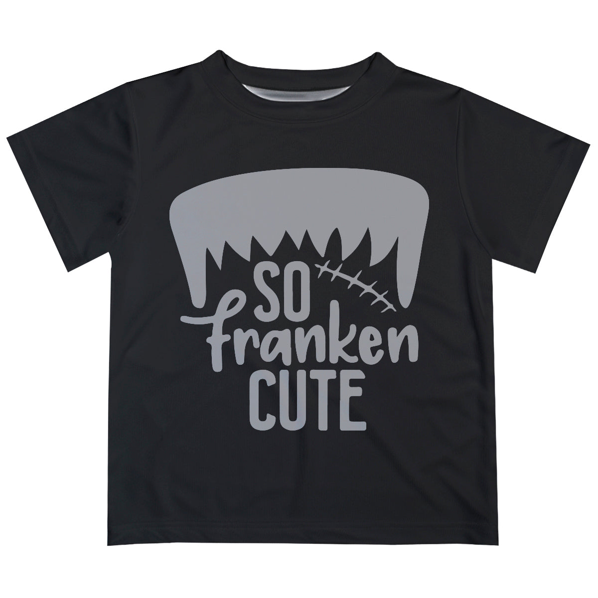 So Cute Franken Cute Black Short Sleeve Tee Shirt