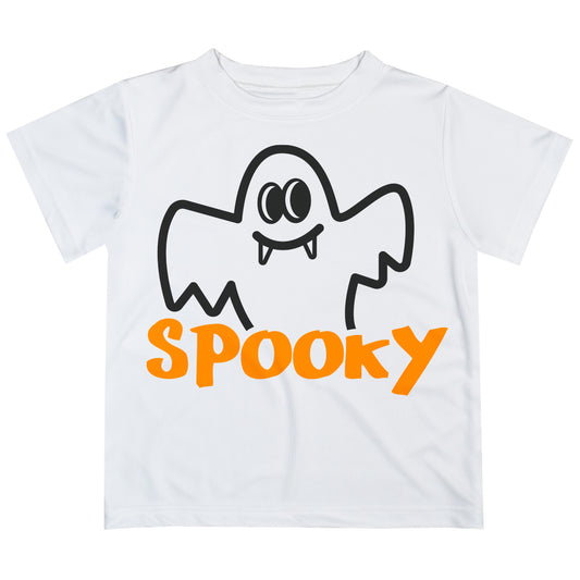 Spooky White Short Sleeve Tee Shirt