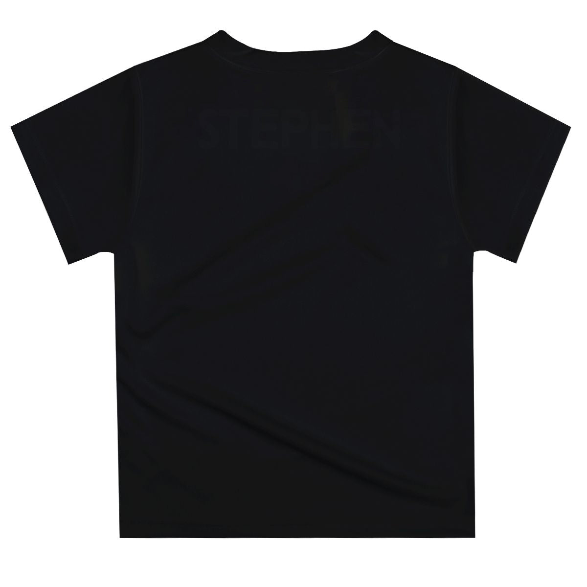 Baseball Personalized Name Black Short Sleeve Tee Shirt - Wimziy&Co.