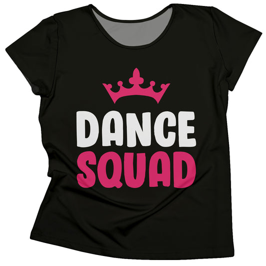 Dance Squad Black Short Sleeve Tee Shirt