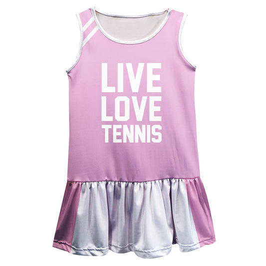 Live Love Tennis Pink Lily Dress