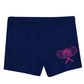 Tennis Navy and Pink Shorties