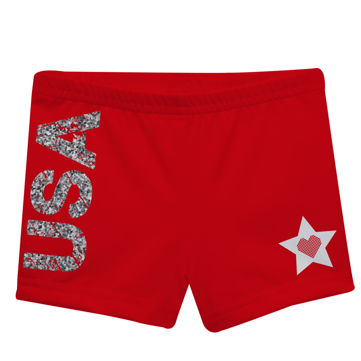 USA Star Red Girls Shorties - Wimziy&Co.