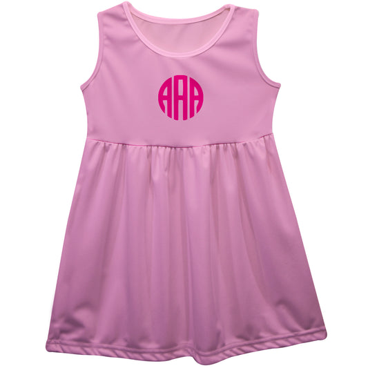 Monogram Pink Tank Dress