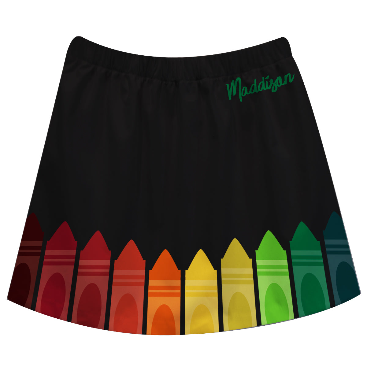 Crayons Name Black Skirt