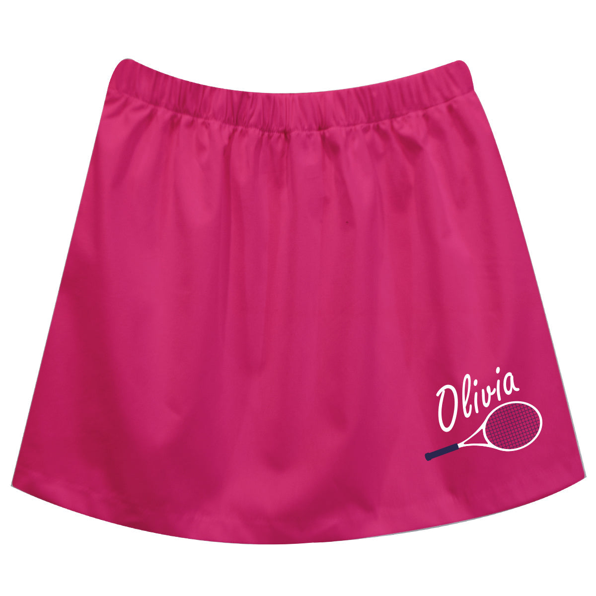 Tennis Name Hot Pink Skirt