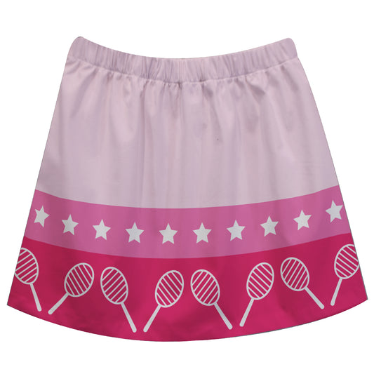 Tennis Rackets Pink Skirt