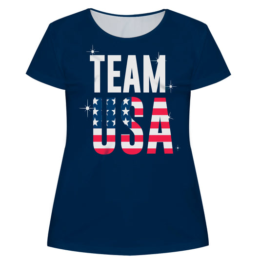 Team USA Navy Short Sleeve Tee Shirt