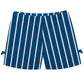 Girls blue and white striped short with name - Wimziy&Co.
