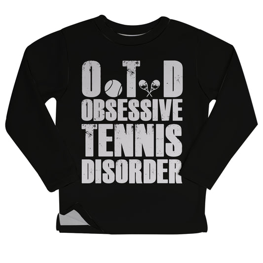 O.T.D. Black Fleece Boys and Girls Sweatshirt Side Vents