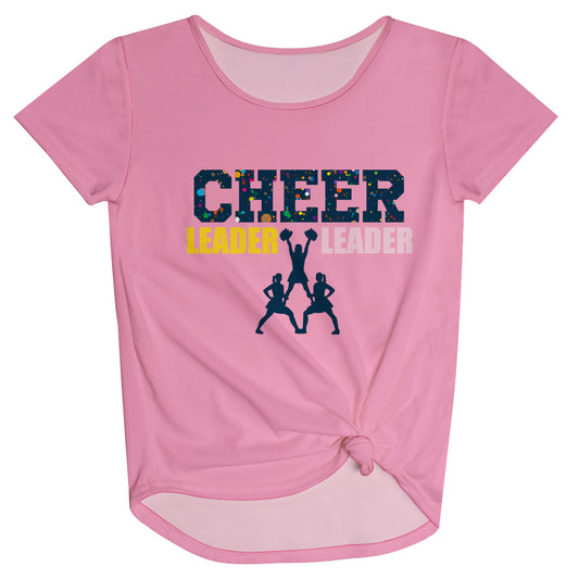 Cheerleader Pink Knot Top