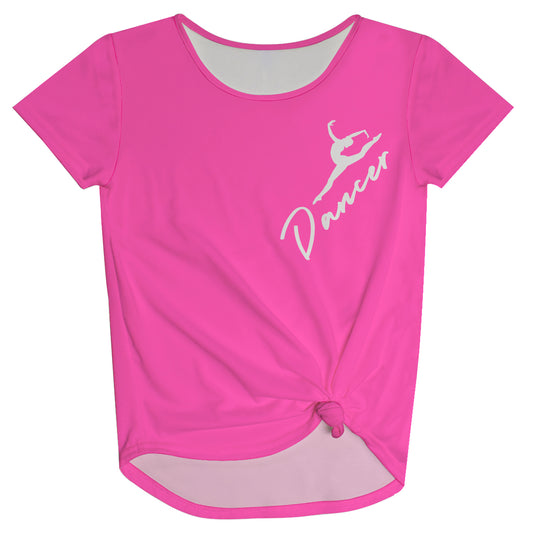 Dancer Hot Pink Knot Top - Wimziy&Co.