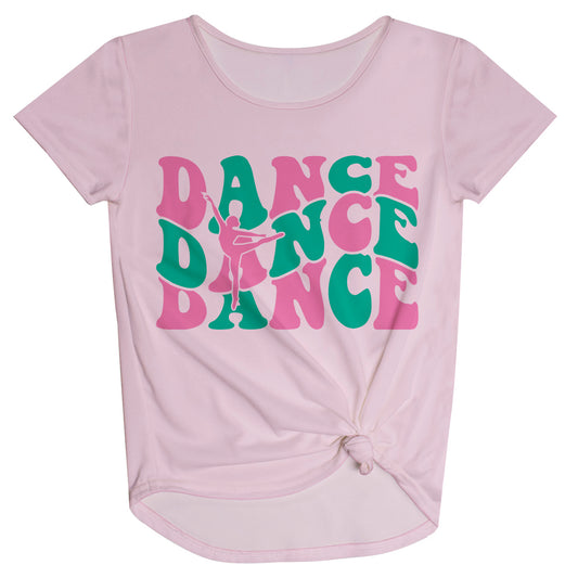 Dance Wave Pink Knot Top