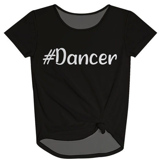 Hashtag Dancer Black Knot Top