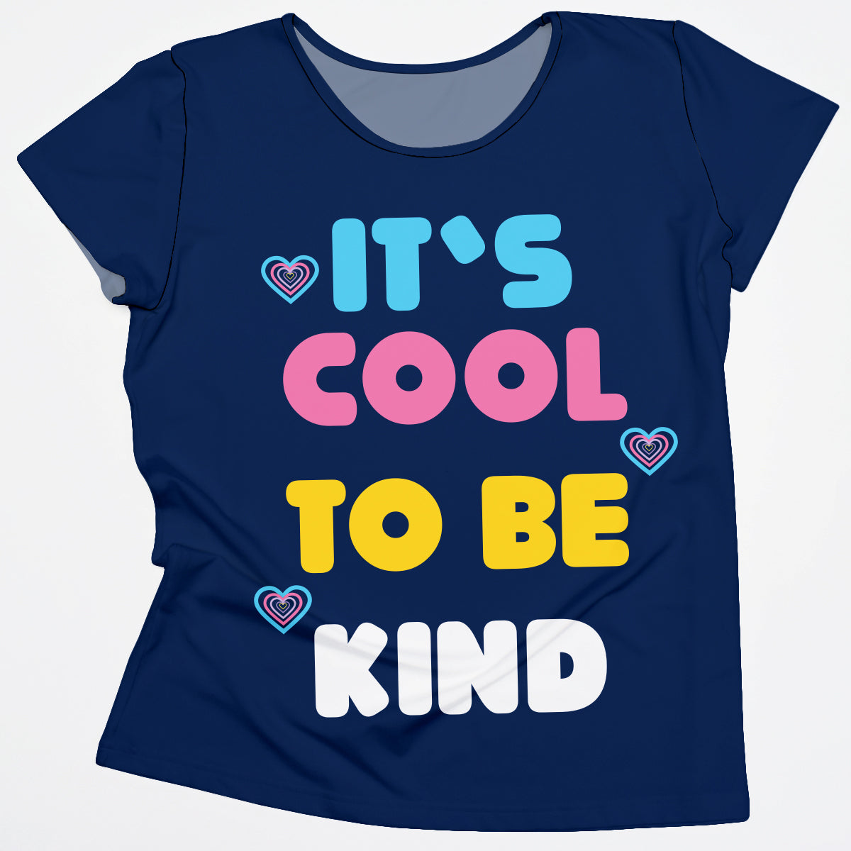 Its Cool To Be Kind Navy Knot Top - Wimziy&Co.