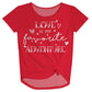 Love is My Favorite Adventure Red Knot Top - Wimziy&Co.