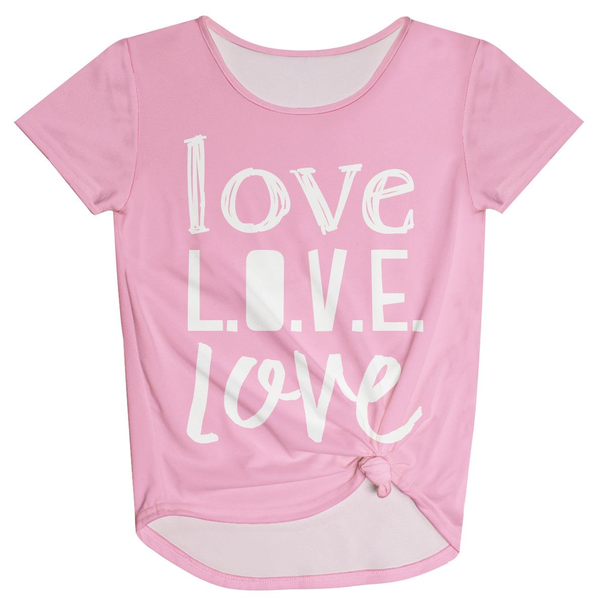 Love Pink Knot Top - Wimziy&Co.