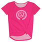 Pencil Monogram Hot Pink Knot Top - Wimziy&Co.