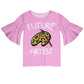 Future Artist Pink Short Sleeve Ruffle Top - Wimziy&Co.