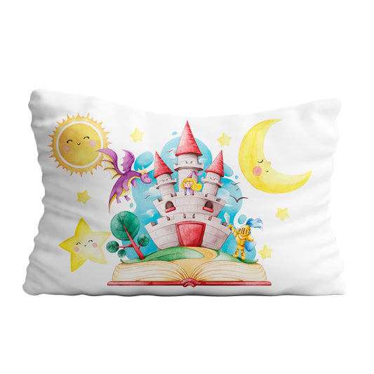 Magic Castle White Pillow Case 20 x 27""