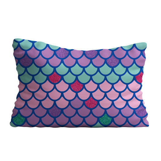 Mermaid Puple and Pink Pillow Case 20 x 27""