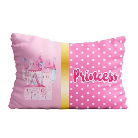Princess Castle Pink Pillow Case 20 x 27""