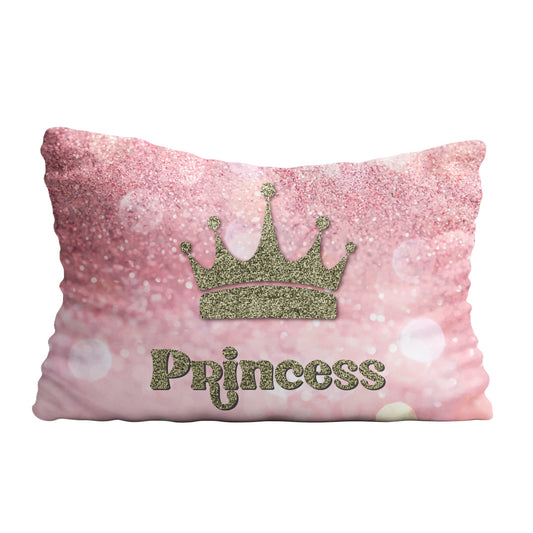 Princess Pink Glitter Pillow Case 20 x 27""