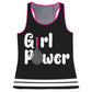 Girl Power Black Tank Top