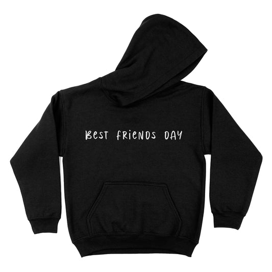 Best Friends Day Black Fleece Long Sleeve Hoodie