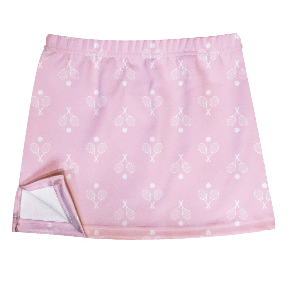 Tennis Raquets Pink Skort With Side Vents