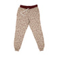Fall Animals Print Beige and Brown Jogger