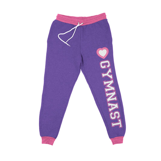 Gymnast Purple and Pink Jogger