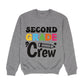 Back To School Personalized Grade Gray Crewneck Sweatshirt