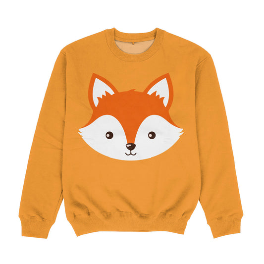 Fox Mustard  Crewneck Sweatshirt