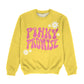 Pinky Promise Yellow Crewneck Sweatshirt