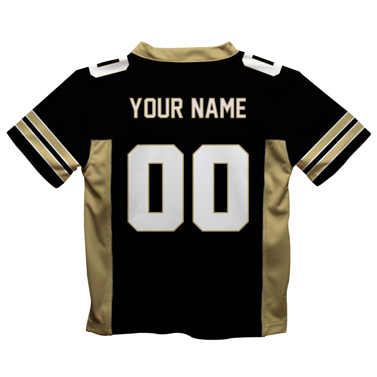 Personalized Name and Number Royal and Gold Fashion Football T-Shirt - Wimziy&Co.