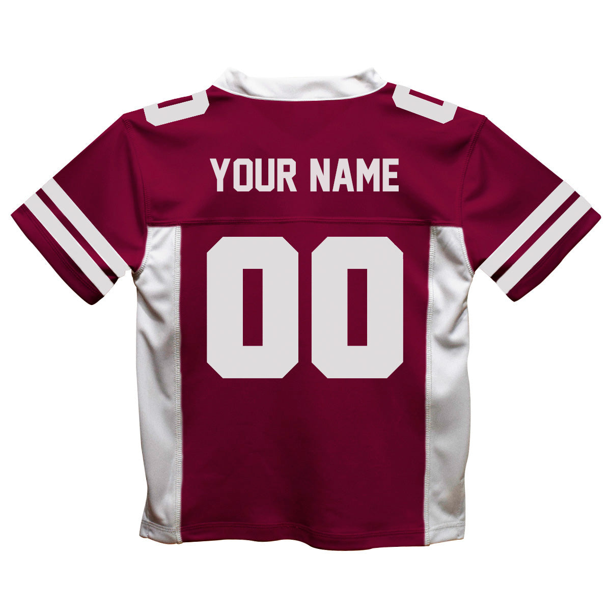 Personalized Name and Number Black and White Fashion Football T-Shirt - Wimziy&Co.