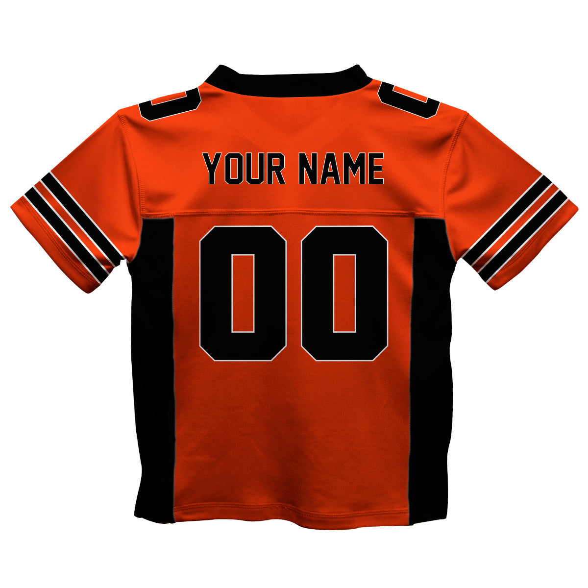 Personalized Name and Number Gold and Black Fashion Football T-Shirt - Wimziy&Co.