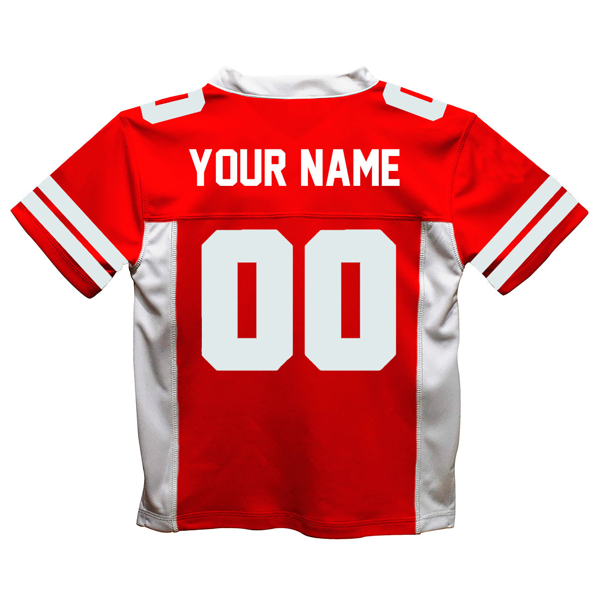 Personalized Name and Number Royal and White Fashion Football T-Shirt - Wimziy&Co.