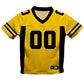 Personalized Name and Number Yellow and Black Fashion Football T-Shirt