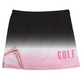 Golf Name Black And Pink Skirt With Side Vents - Wimziy&Co.